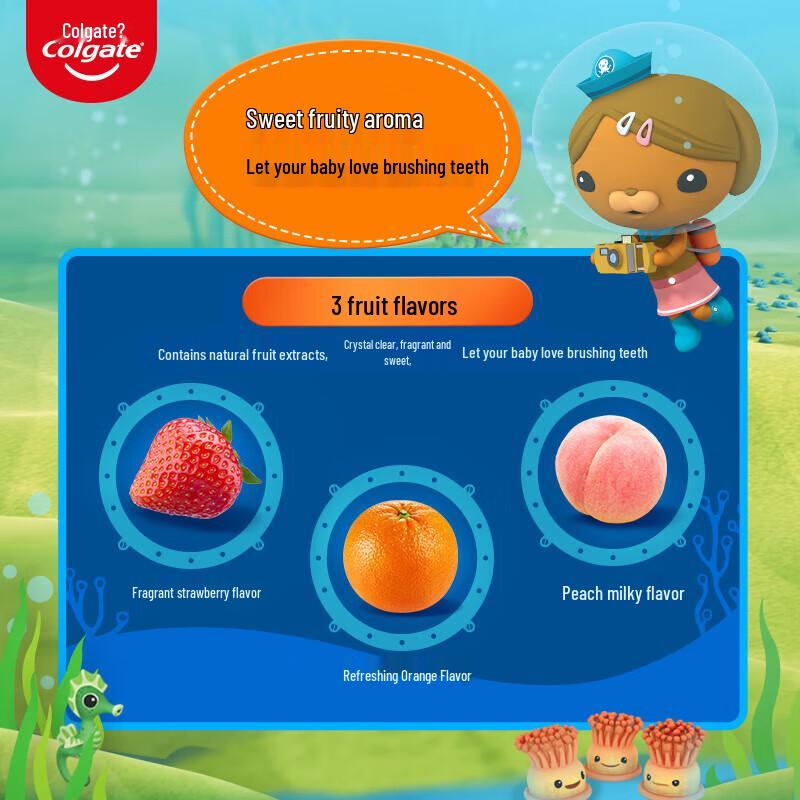 Colgate Octonauts Kids Toothpaste Set, 6-12 Years