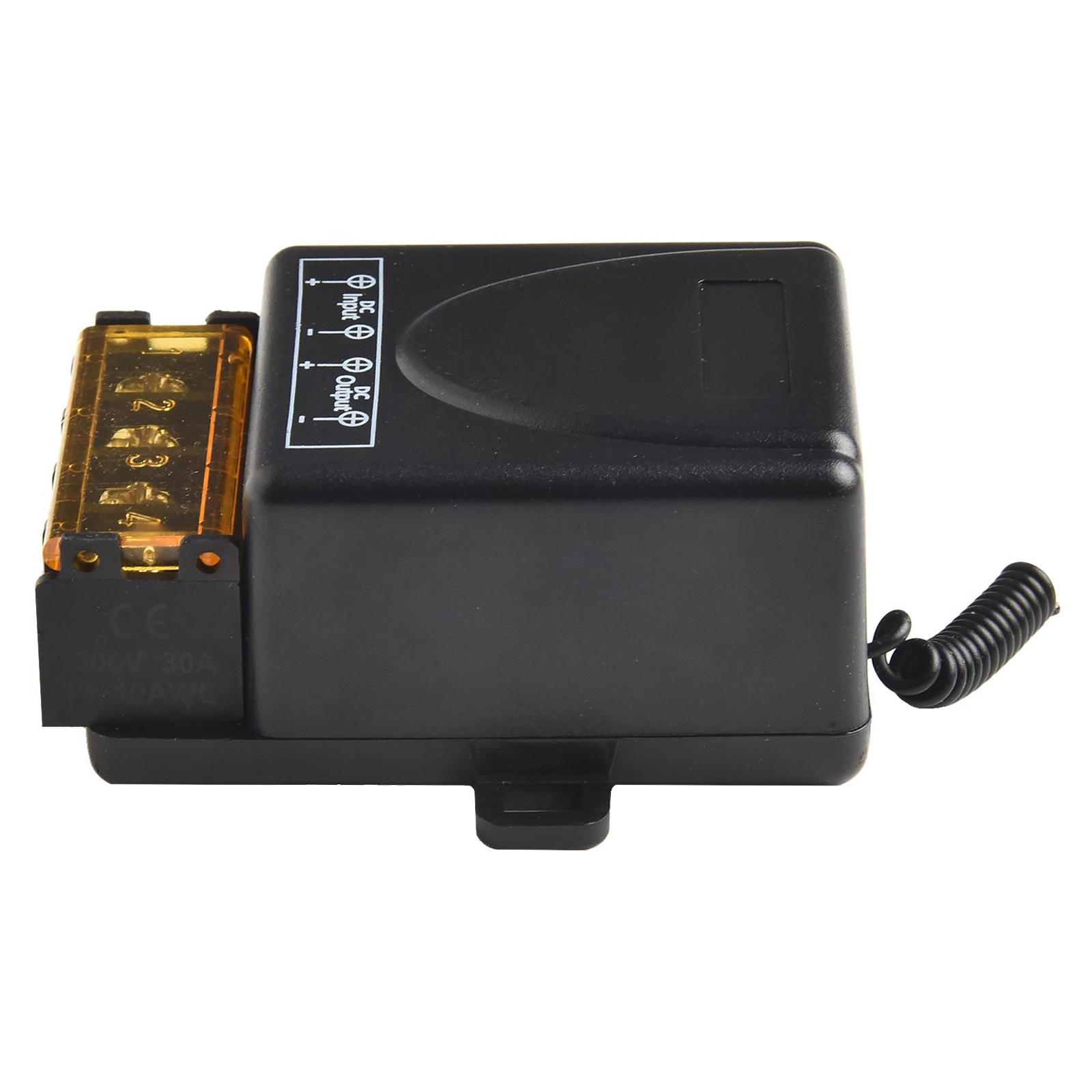 Wireless Remote Control Switch DC12-72V With 328 Ft Long Range 12v Remote Control Switch For Various DC Motors Lighting Control China Mainland