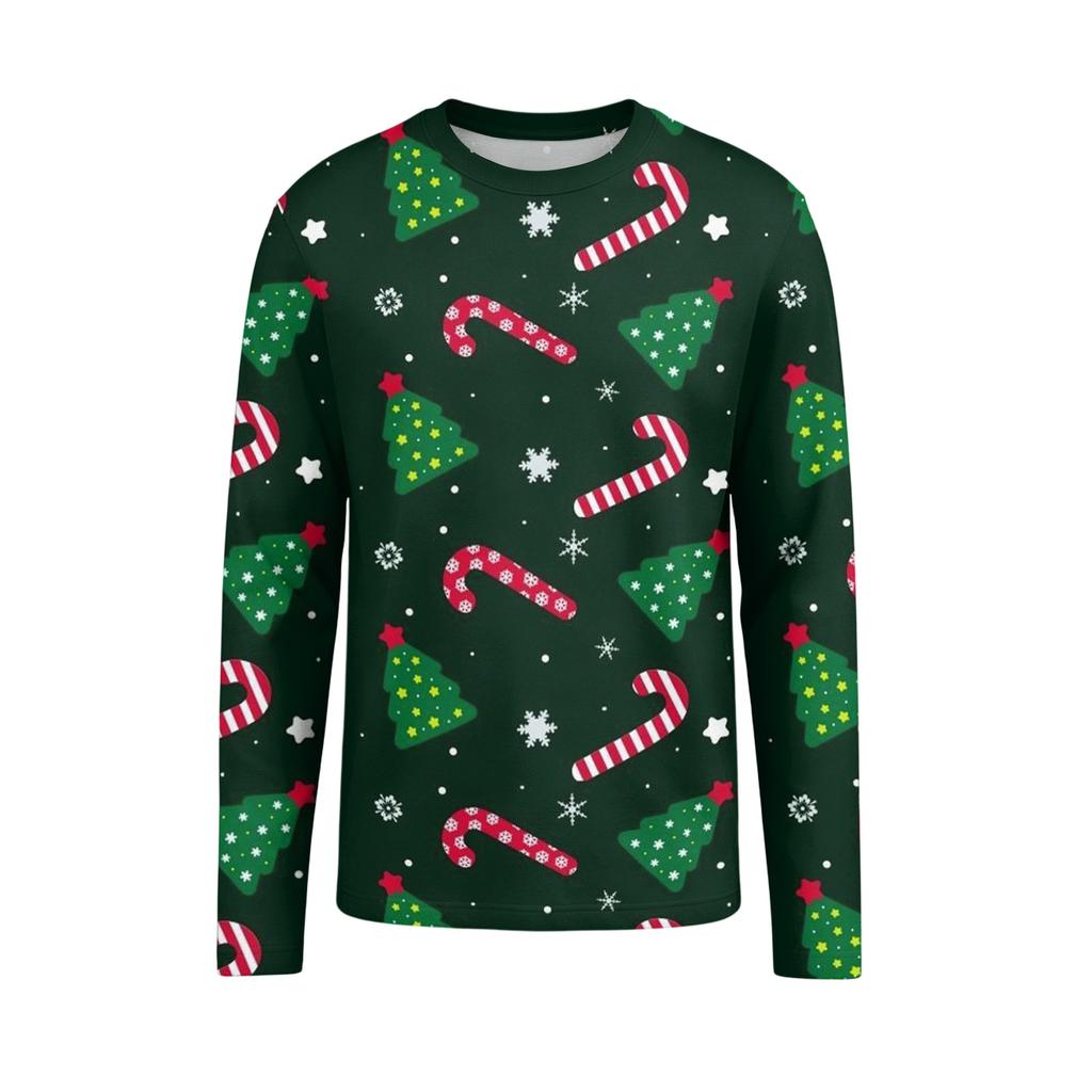 Men's Christmas Long Sleeve Neck T-Shirt