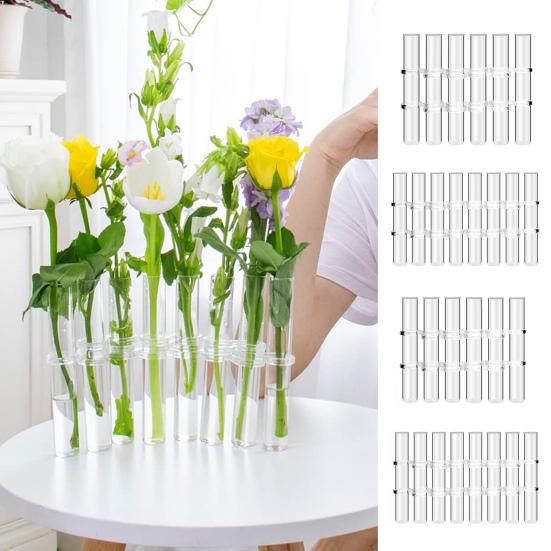 

1 комплект ваза для цветов с S-крючком прозрачный видимый дизайн DIY стеклянная пробирка растение террариум цветочный горшок домашний декор
