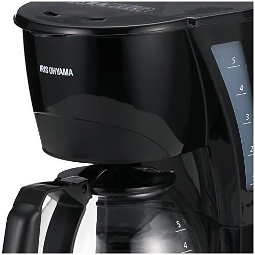IRIS OHYAMA Coffee Maker, Black, CMK-652-B