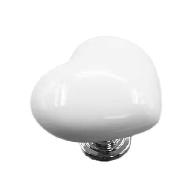 Toilet Press Button Heart Shaped Press Tank Push Switch Toilet Bathing Room Decor Water Press Flush Button