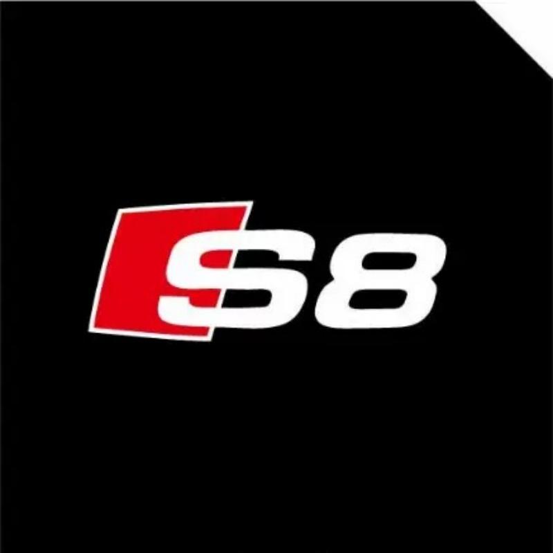 For Audi 8L 2PCS for Audi RS S LINE S3 S4 S5 Quattro Q7 Q5 A3 A5 A7 A6L A4L A8L R8 LED Car Door HD Laser Projector Lights Door Welcome Lamp