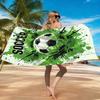 SOCCER Element Beach Towel Quick-drying Super Absorbent Suitable for Beach Vacation Pool Gym Summer Gift for Friends