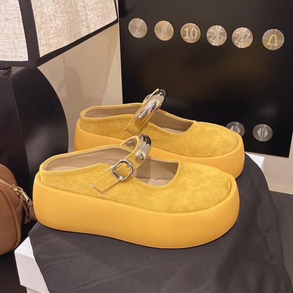 

Модная низкая обувь Флок Римская ткань Копытообразные каблуки Резиновая обувь Низкий Флок Рим Копытообразные каблуки Ткань 35