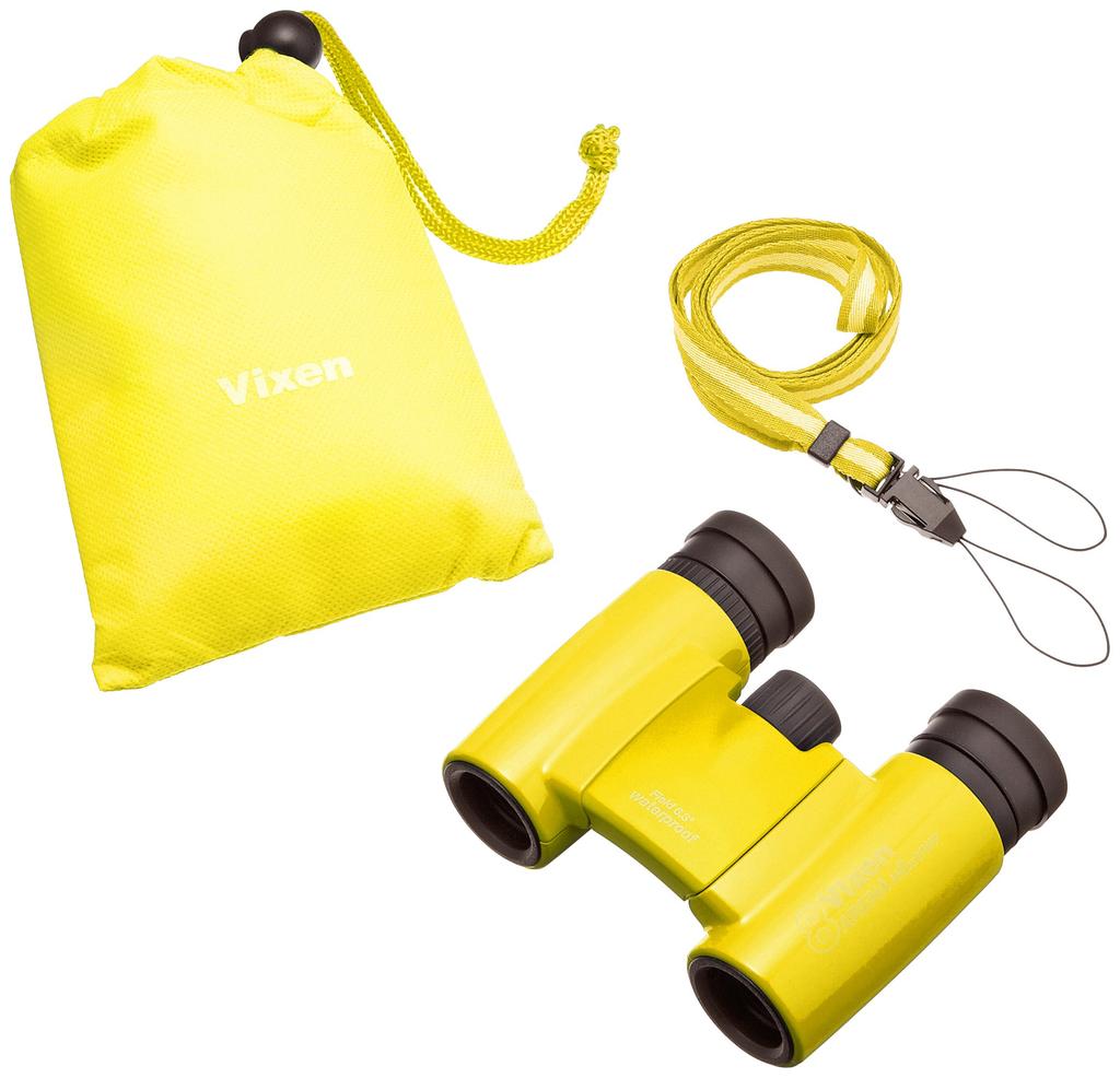Vixen Arena H Series Arena Binoculars, H8x21WP, Yellow, 13506-6