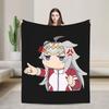 Soft BlanketKids Decorative Oguri Cap Uma Musume Bedding Throws Flannel Bedspread For Couch Chair Aesthetic Sofa Bed Cover