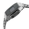 Casio Vintage A168WGG-1B Unisex Digital Watch Black Dial Gray Metal Strap