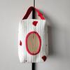 Portable Ins Simple Fabric Tissue Box Hanging Wet Wipes Case Storage Pouch Fit for Car Home Kitchen Use