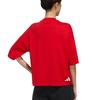 Adidas Drop Shoulder Sleeve T Shirt Women's Red FT2860