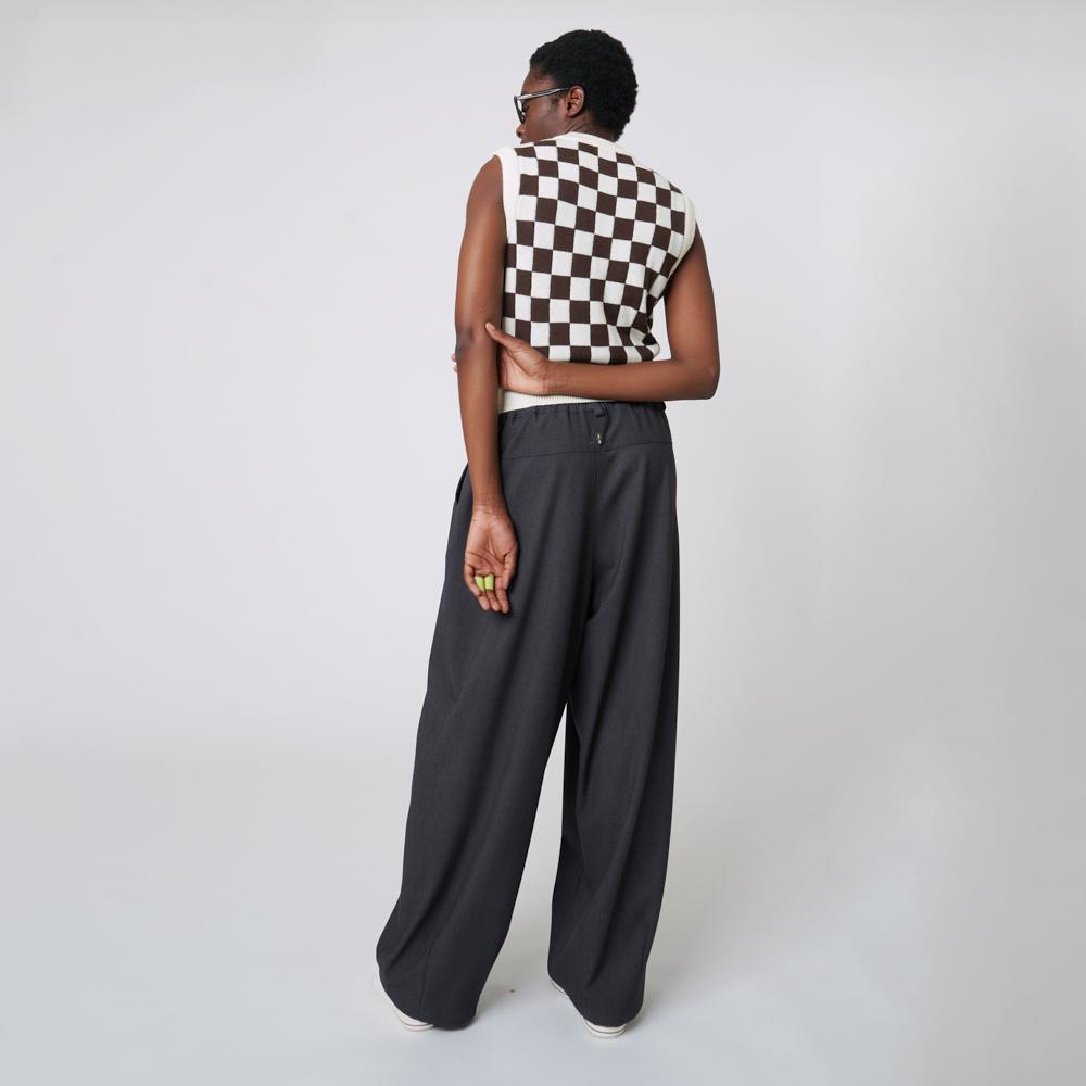 ATHPLATFORM Au42Pt07 Classic Wide Pants_Melange Gray
