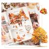 20 Sheets,Garden Sticker Book , Scrapbook Material  Notebook Phone Case Diary Aesthetic Decorative Stationery Stickers