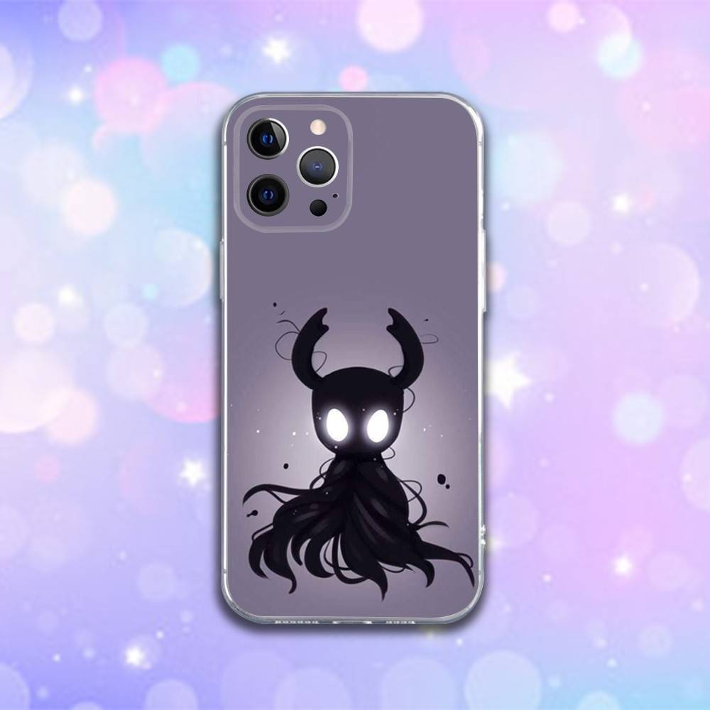 Game H-Hollow K-Knight Phone Case For iPhone 16e,16,15,14,13,12,11 Plus,Pro,Max,XR,XS,X,Plus,SE,Mini Transparent Soft Cover