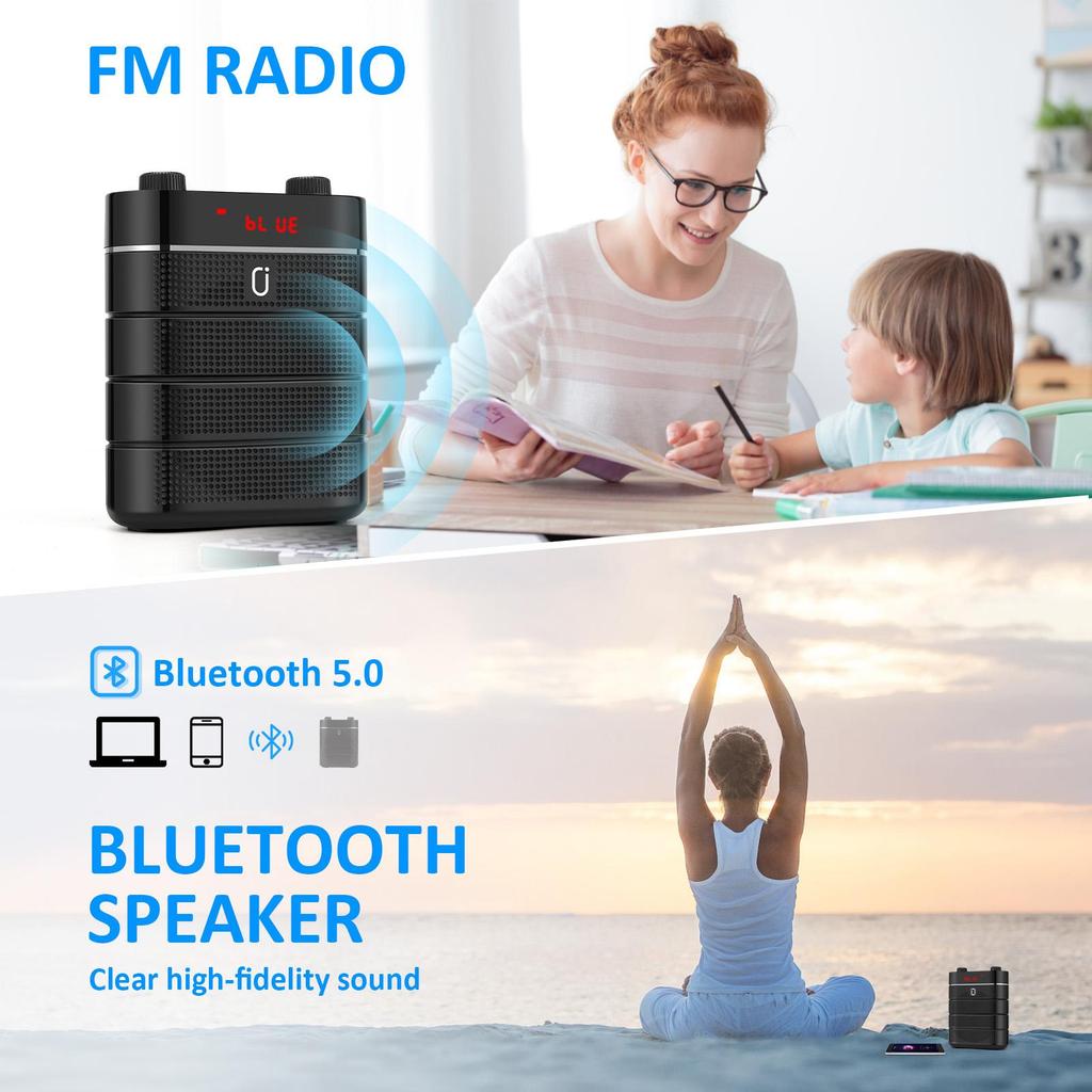 Kopfbügelmikrofon Lautsprecher Sprachverstärker Recorder Mic Lautsprecher Audio Mini Wired Mikrofon Mike Sound Batterie Kit Headset