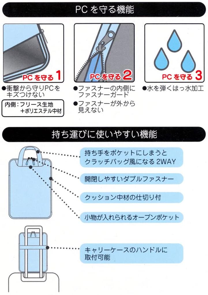 Skater Vertical My and Tablet/Laptop Case, Melody, Kuromi, Sanrio, PPCV1-A
