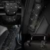 Black Diamond Crystal Car Gear Shift Cover Rhinestone Auto Shifter Hand Brake Cover Bling Car Interior Accessories Decorate