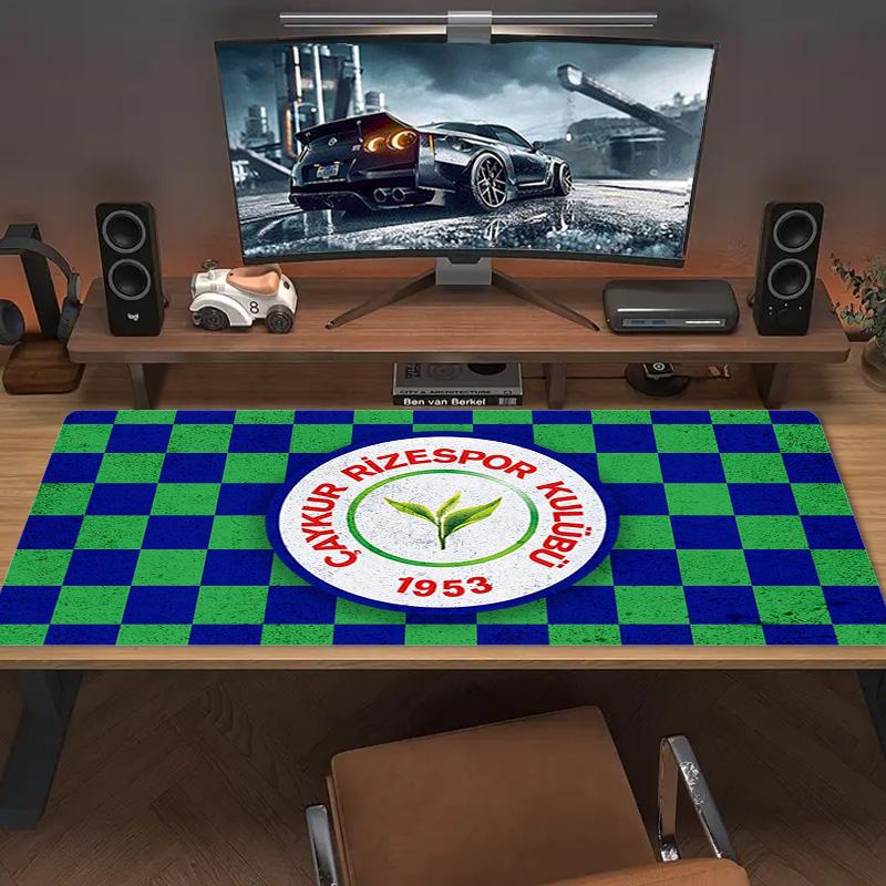 Caykur Rizespor Color Mouse Pad Large Gaming Table Cushion Non-slip Laptop Tablet Big Mousepad XXL Mat Mini PC Playmat With Lock edge