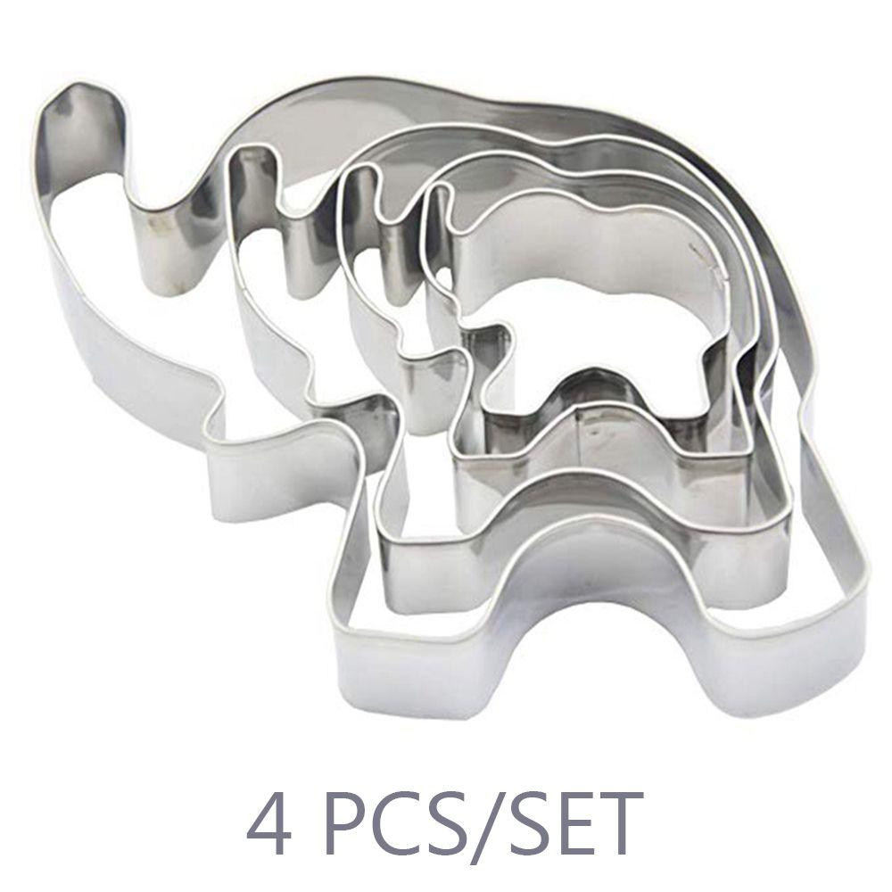 DIY Elephant Shape Bakeware Metal Kitchen Cake Mold Biscuit Mould Cookie Cutter Cake Decorating