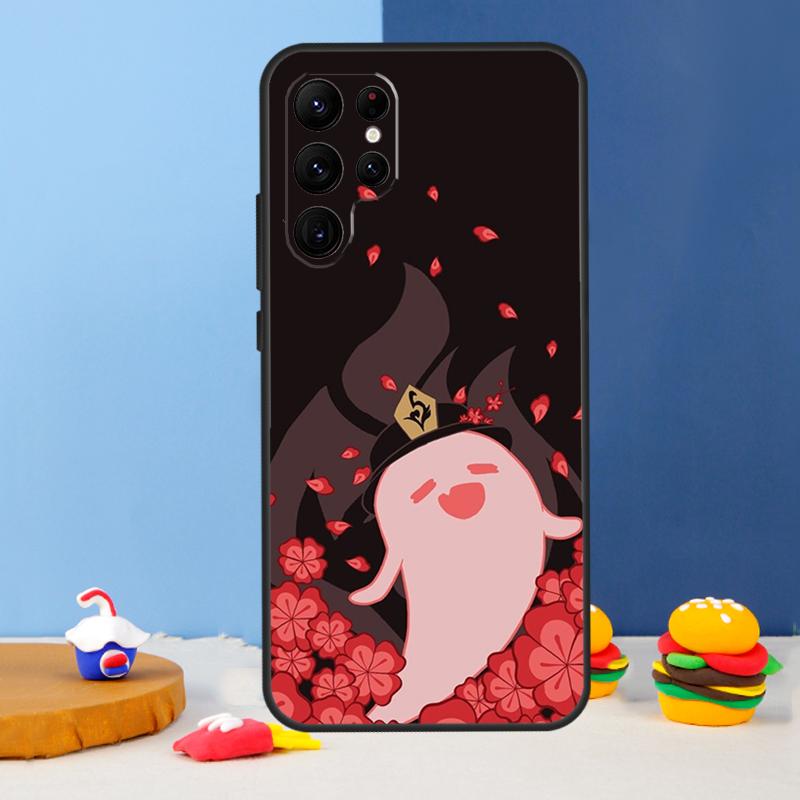 Genshin Impact Hu Tao Phone Case For Samsung Galaxy S24 S25 Ultra S9 S10 S20 S22 S21 S23 Plus S24 FE Cover Coque