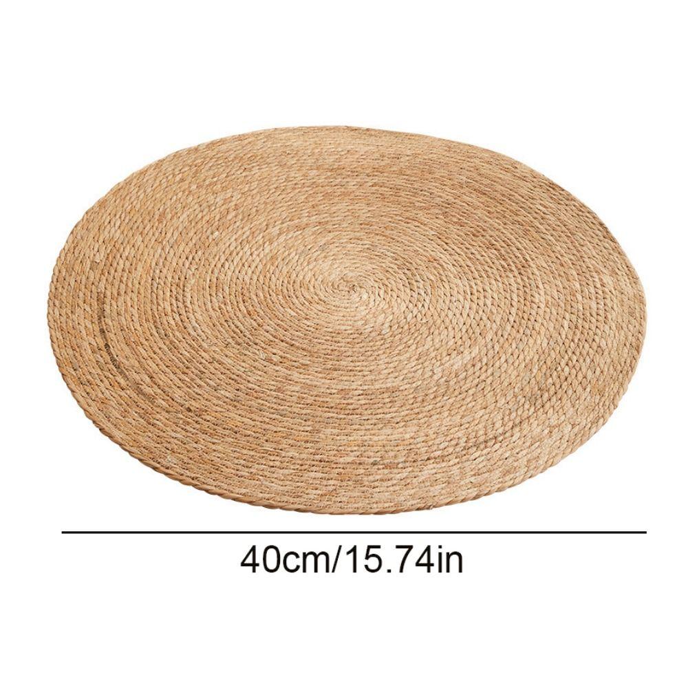 1PC Round Cat Scratch Board Hand Woven Rattan Cat Puppy Nest Kitten Scratching Mat  For Cats Dogs