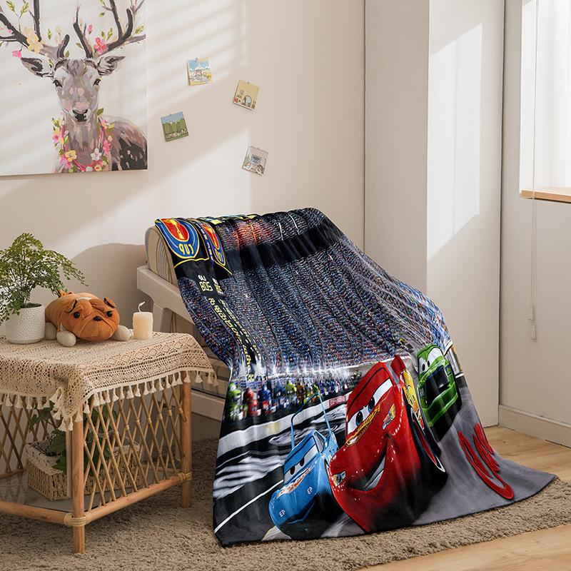 Cars Double Sided Flannel 3D Digital Printed Blanket Blanket
