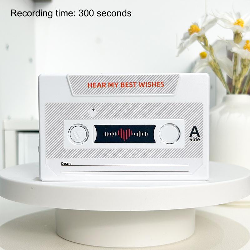 1 Stück Einzigartige Sprachaufgenommene Kassetten-Grußkarte Geschenk, Ein Sprechendes Geschenk, Perfekt Für Paare Und Familien.