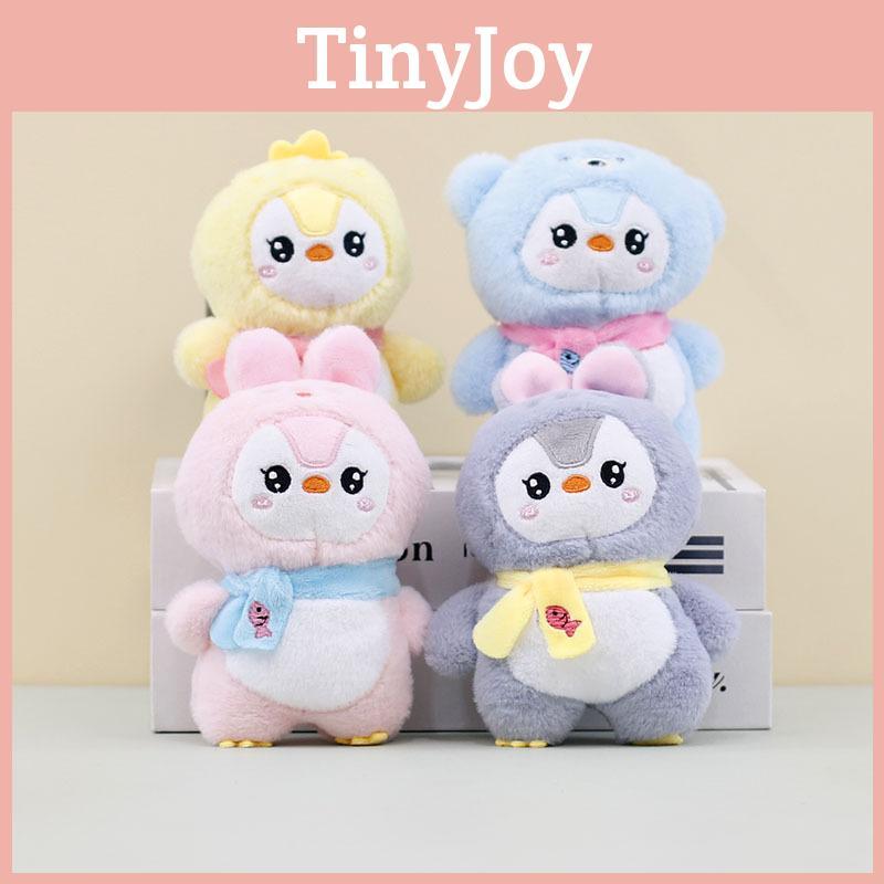 Adorable Cartoon Penguin Plush Keychain Cute Rabbit Bear Animal Toy Ornament