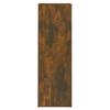 4 piece TV cabinet set smoked oak effect particleboard