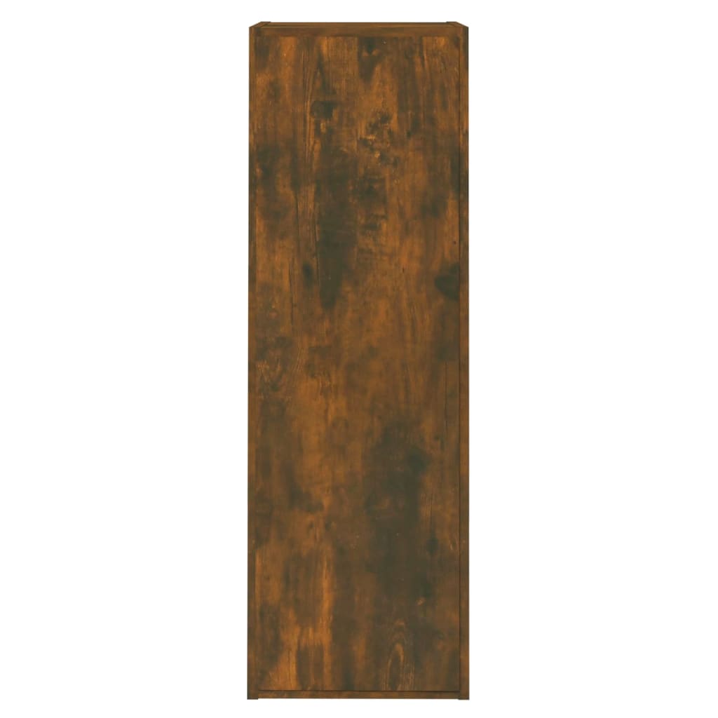 4 piece TV cabinet set smoked oak effect particleboard