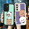 Phone Case for Samsung Galaxy A17 A16 A15 A14 A13 Bubu Dudu Cartoon Cute A56 A36 A26 A55 A35 A25 A54 A34 A24 A53 A33 A23 A07 A06