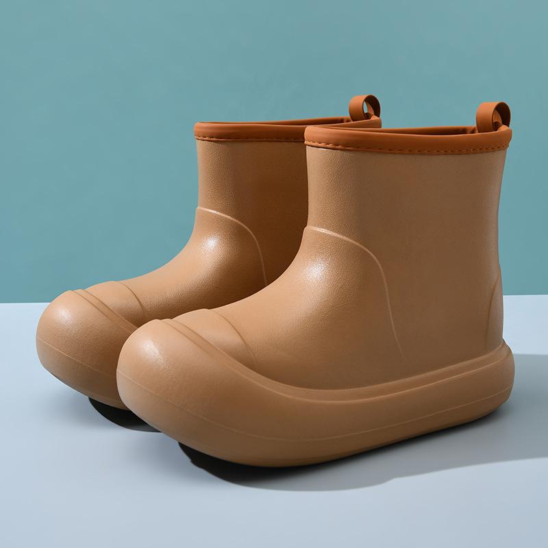 New cute high-top rain boots women's thick-soled outer wear spring outdoor fashion non-slip four-season rain boots rubber shoes women