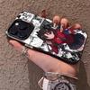 Anime Rin Tohsaka Phone Case For IPhone 17 16 15 14 13 12 11 Plus Pro Max Multicolor Aurora Laser Shockproof Funda Cover