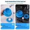 Silicone Slow Feeder Bowl with Suction and Ball, Non-Slip Licking Mat for Cats and Dogs