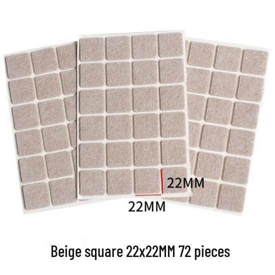 Self-Adhesive Protective Pads for Table and Chair Legs - Anti-Collision, Noise-Reducing, Solid Wood Furniture Cushioning
