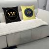VIP-P MemberS OnlyS Pillow Case Removable Washable Cushion Cover – All-Season Soft Linen