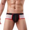 Elastic Mesh Breathable Men Boxer Underpants Sexy Low Waist Convex Underwear