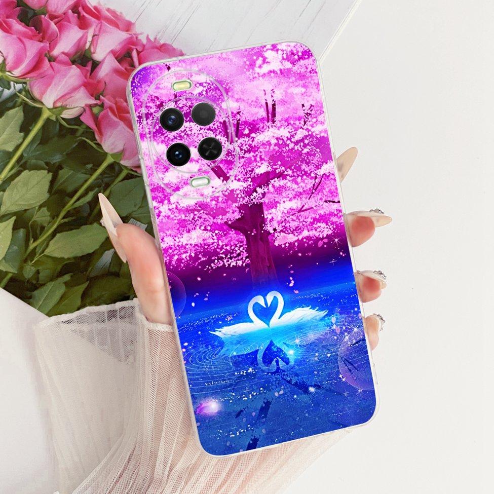 Transparent Case For Huawei Nova 15 Cover Cute Cat Fashion Butterfly Luxury Painted Casing For Huawei Nova15 PSN-AL00