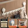 Strong Load-Bearing Suction Cup Hooks for Bathroom Wall or Door – No-Drill Clothes and Towel Rack