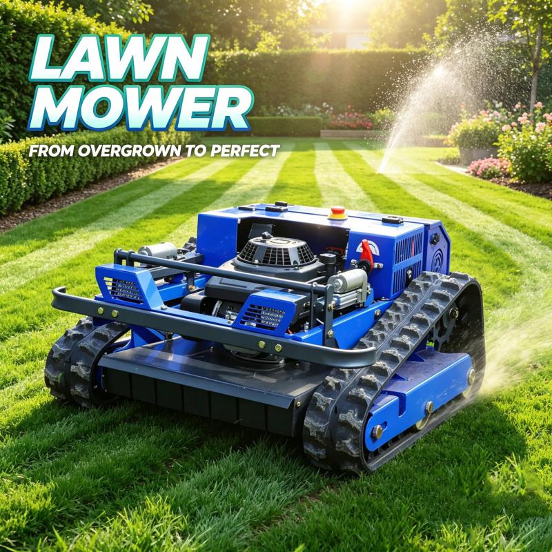 European Spot Orchard Farm Slope Weeding and Land Reclamation Remote Control Lawn Mower CE EPA Remote Control Lawn Mowing Robot