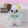 Charming Small Cat Plush Charm Cute Kitty Bag Ornament Fluffy Toy Key Holder