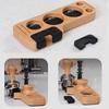 Universal Wooden Coffee Tamper Stand Presser Holder For Espresso Puck Screen Tamping Station Distribution Lever Tool Tamper Mat