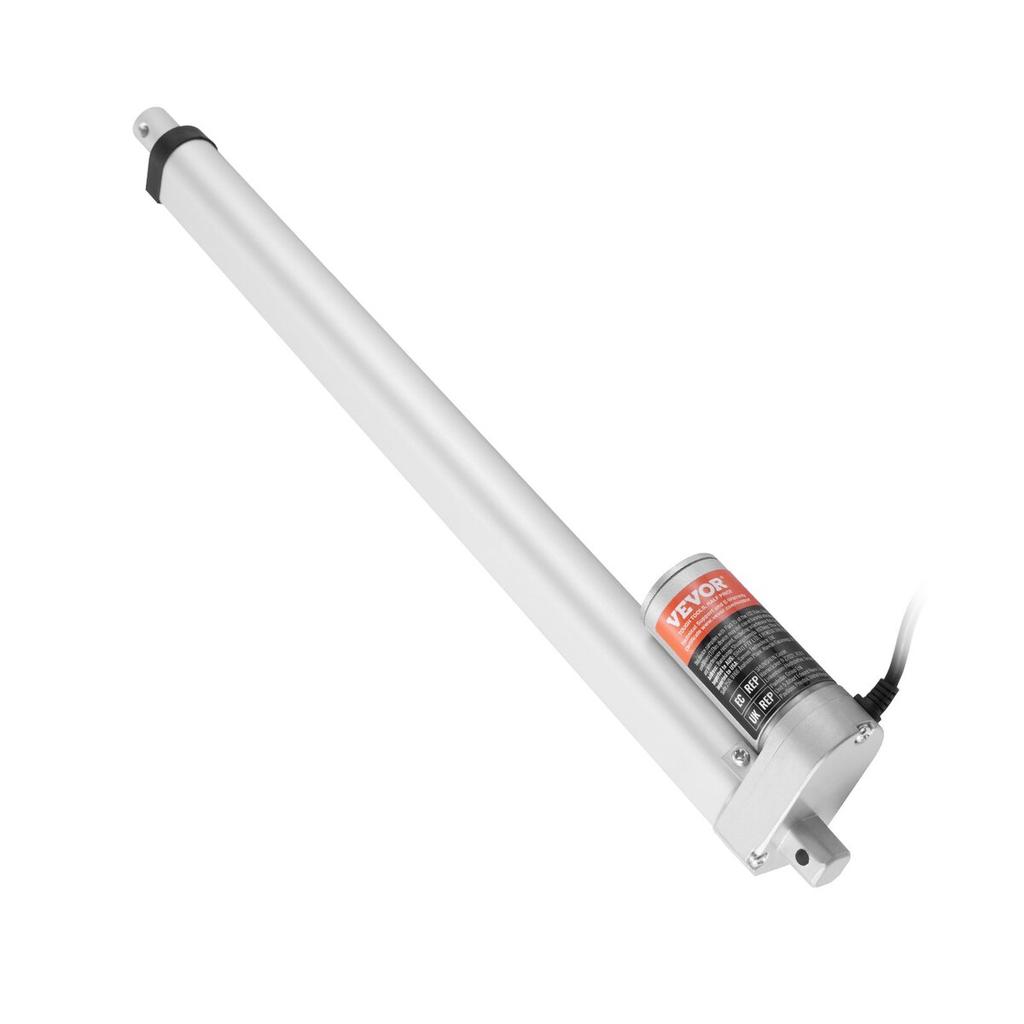 Linear Actuator 12V 16 Inch High Load 330lbs/1500N 0.19"/s IP54 Protection