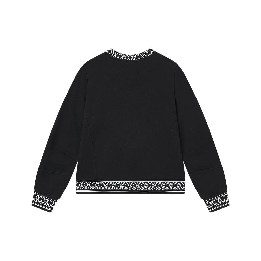 New FILA Sweatshirts Women's Jet Black F11W344209FBK