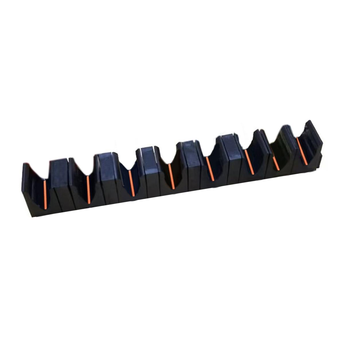 

1/2 шт. Модульный органайзер для отверток, 8-слотовый, прочный, съемный, нескользящий, ящик для инструментов, полка для инструментов, держатель для гаечного ключа, отвертки, молотка, плоскогубцев 1pc чёрный