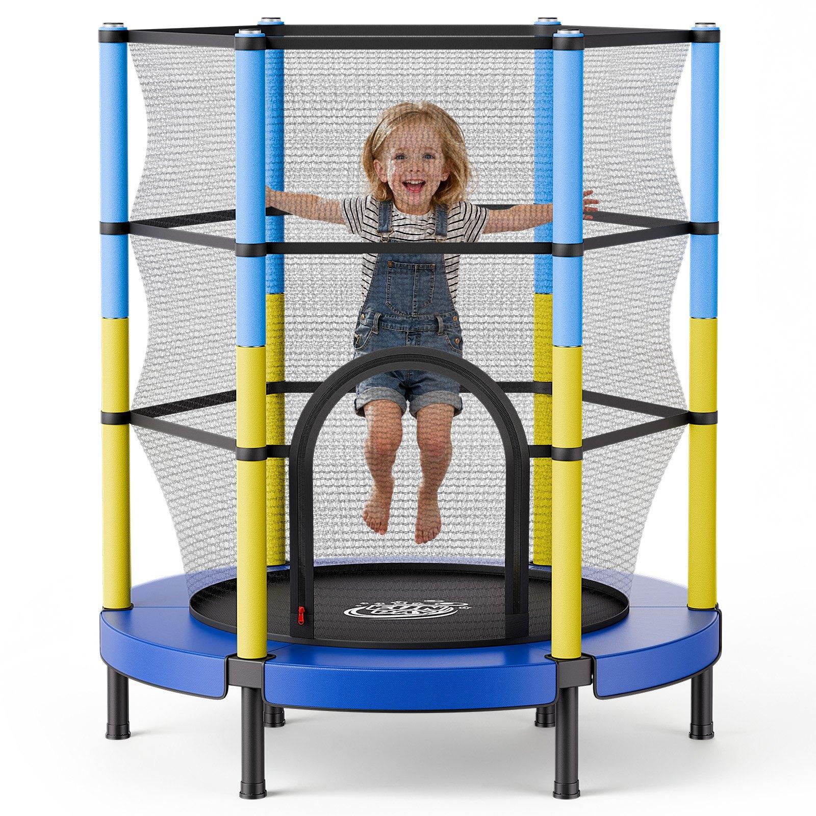 VEVOR 142cm Trampoline for Kids, Toddler