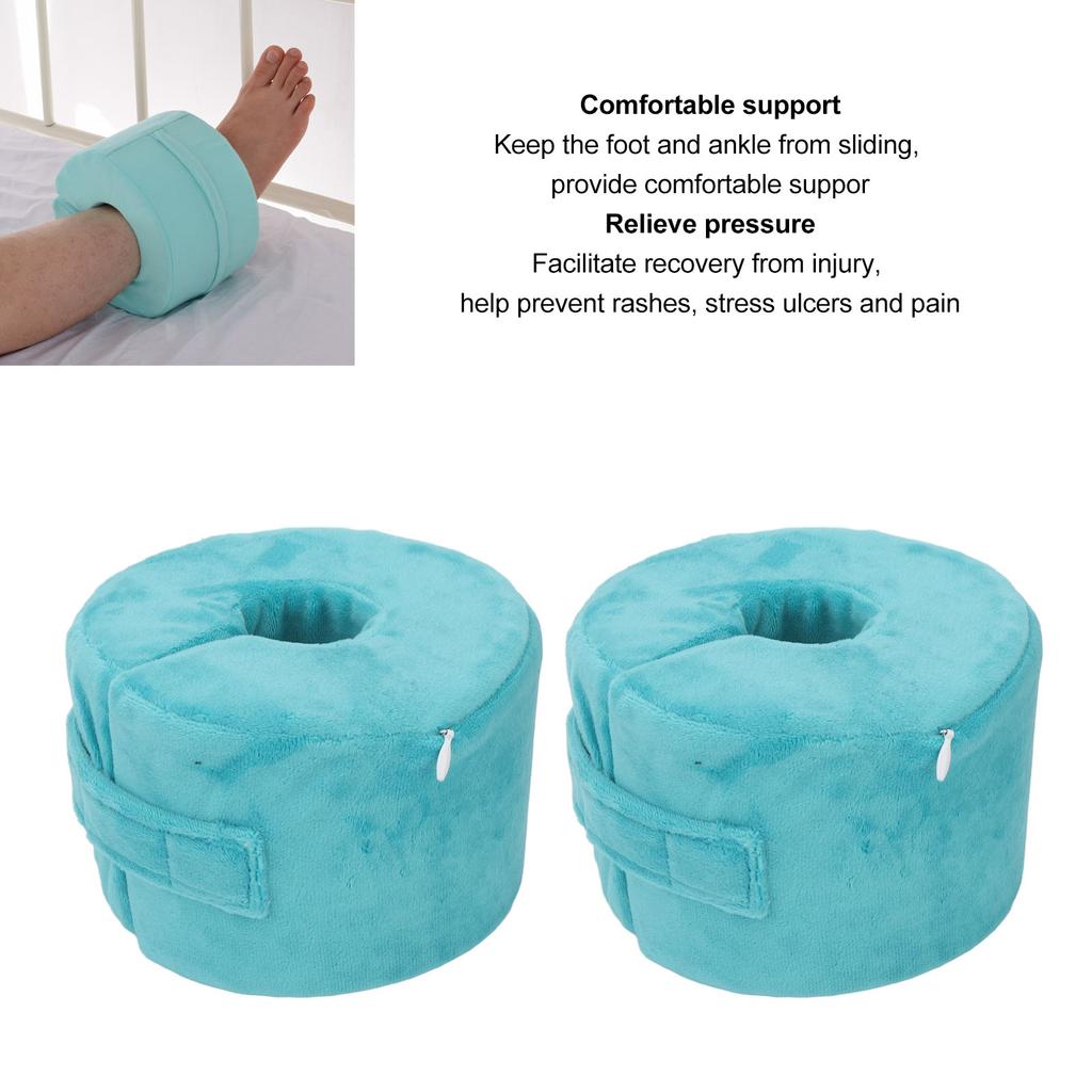 2pcs Foot Elevating Pillow Ankle Protector Support Elevated Foot Heel Pillow for Sore Foot Pressure