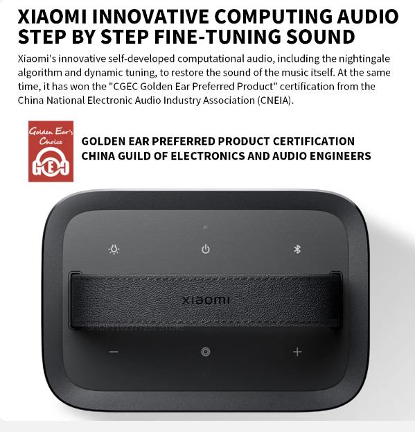 Xiaomi Outdoor Bluetooth Lautsprecher Camp 40W HARMAN AudioEFX IP66 Outdoor Camping Tragbarer Klang 14 Stunden Lange Akkulaufzeit