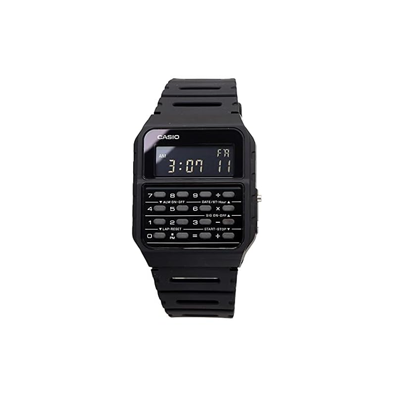 Casio Standard CA-53WF-1B Calculator Watch with Calculator Function (Overseas Model) [Used]