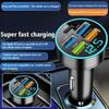 PD nabíječka do auta QC3.0 rychlé nabíjení Zásuvka do zapalovače cigaret do auta 1 až 5 portů nabíječka do auta flash nabíjení s digitálním displejem