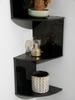 5-Layers Wooden Corner Shelf Display Stand Organizers Storage Floating Bookshelf Plant Holder Home Appliance Kitchen Accessories